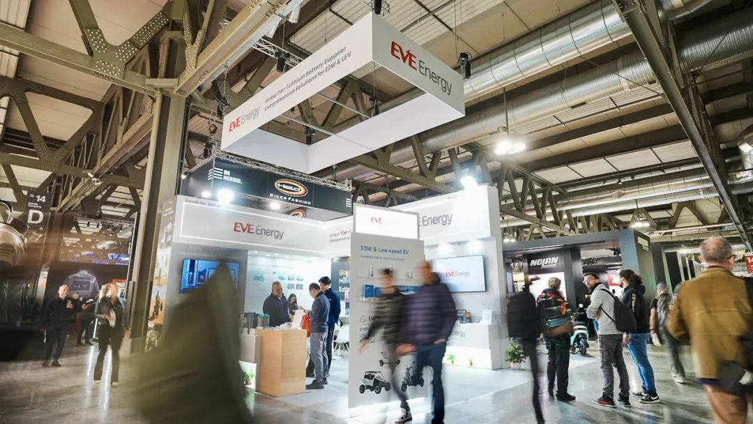 Yiwei Lithium energy appeared at the Milan International Motorcycle Show