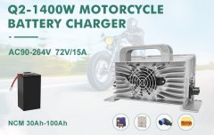 Electric Motorbikes with 72V 15A Lithium Ion On Board Battery Charger