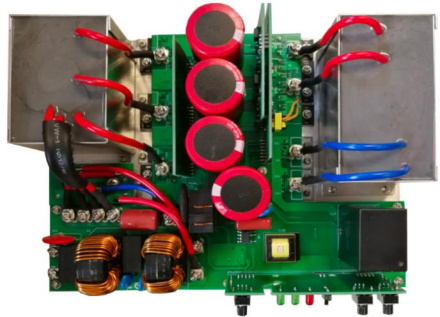 display board diagram of the 6.6kW on-board electric vehicle charger