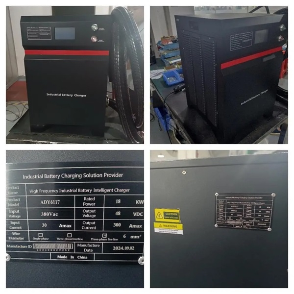 18KW ADY6117 48V300A forklift battery chargers to Ireland