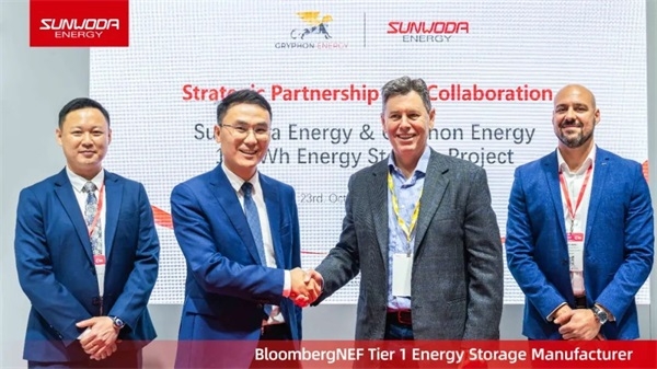 Sunwoda and Gryphon Energy Strategic Cooperation Agreement: Creating a New Era of Energy Storage